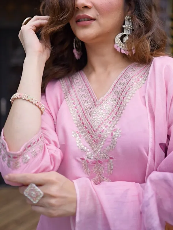 Pink_Rayon_Straight_Kurta_Palazzo_&_Dupatta_Set_For_Women
