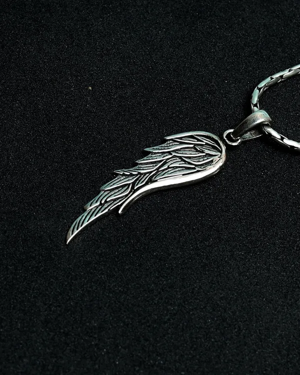 Silver_Dragon_Wings_Pendant_Chain_For_Men