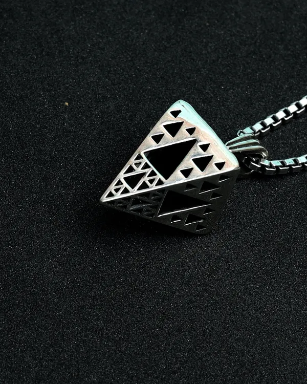Silver_Sterling_Pyramid_Pendant_Chain_For_Men