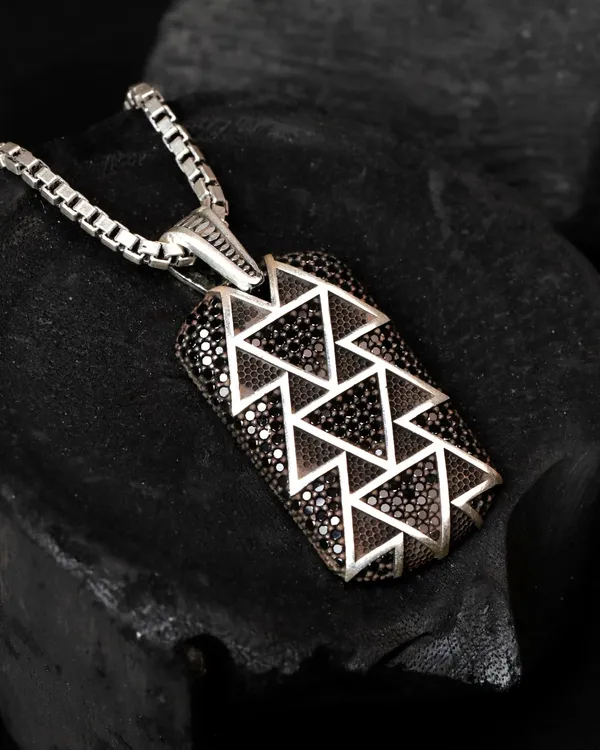 Silver_Sterling_Geometric_Pendant_Chain_For_Men