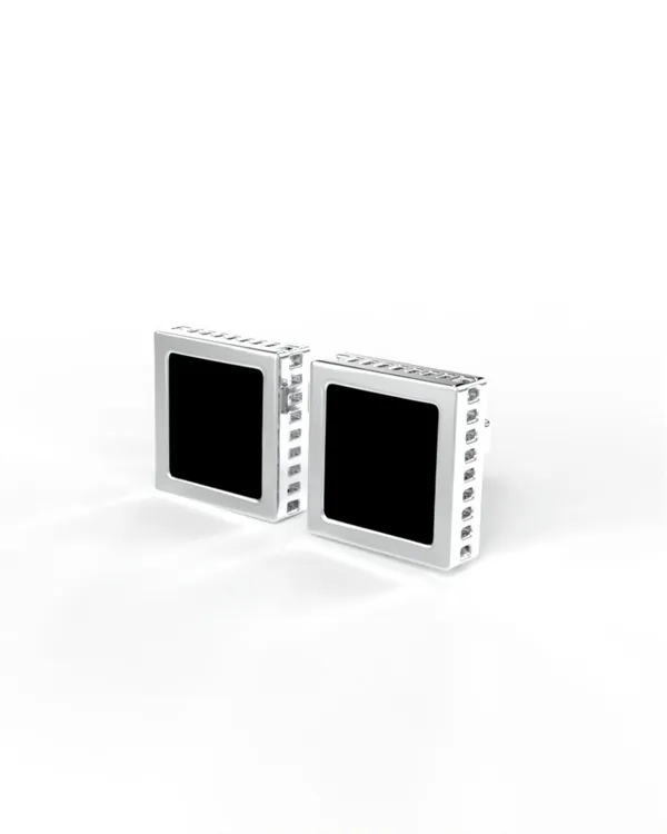Silver_Sterling_Square_Single_Stud_For_Men