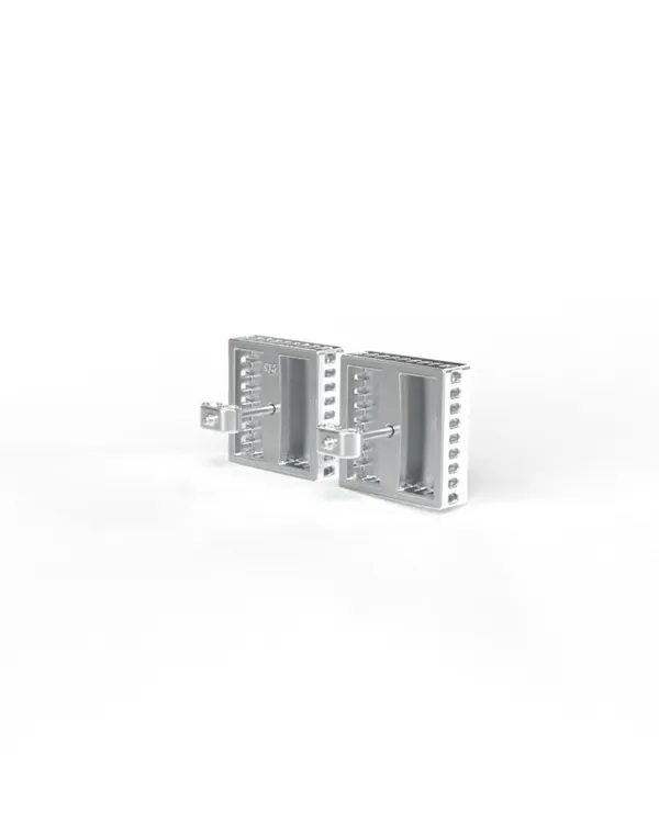 Silver_Sterling_Square_Single_Stud_For_Men