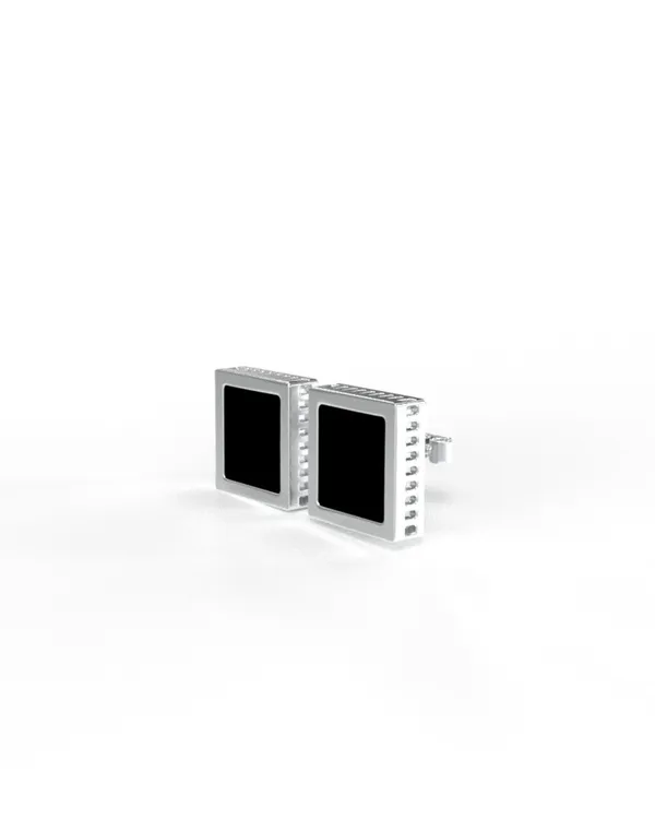 Silver_Sterling_Square_Single_Stud_For_Men