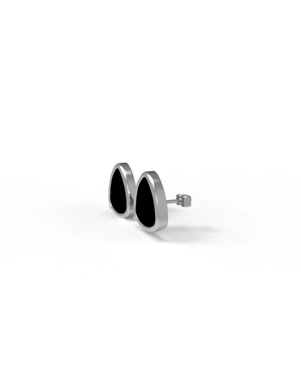 Silver_Trio_Black_Studs_For_Men