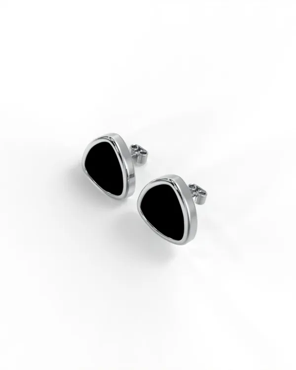 Silver_Trio_Black_Studs_For_Men