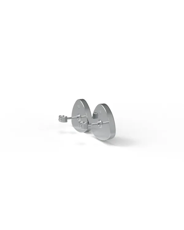 Silver_Trio_Black_Studs_For_Men