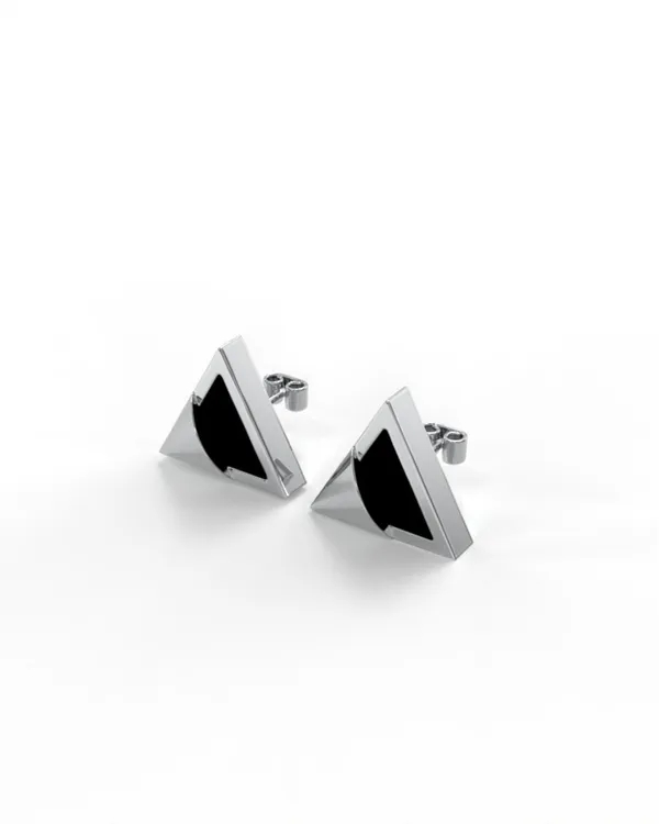 Silver_Sterling_Mountain_Single_Stud_For_Men