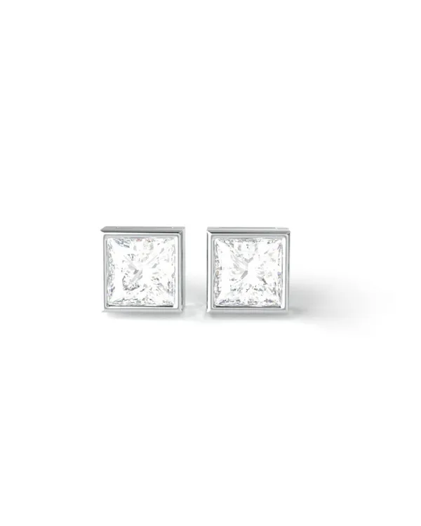 Silver_Square_Diamond_Studs_For_Men