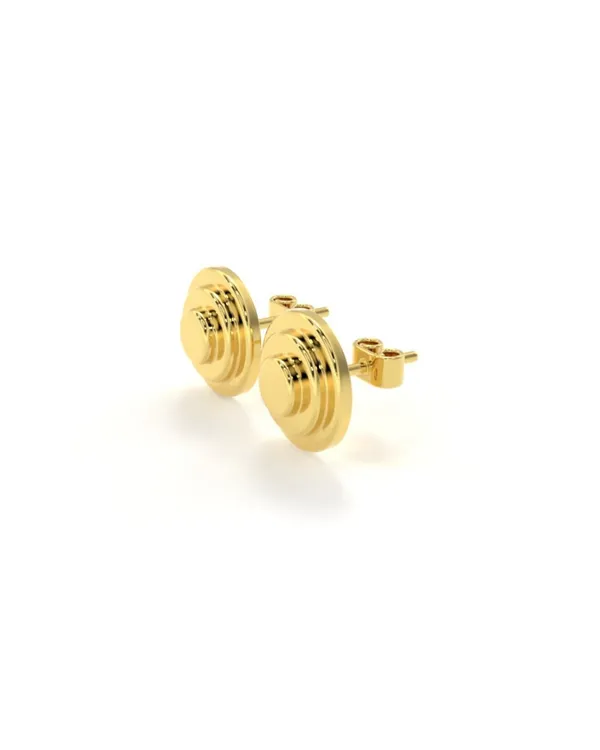Gold_Sterling_Spherical_Single_Stud_For_Men
