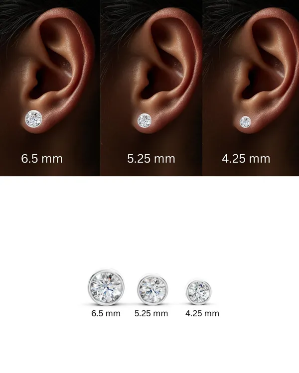 Rose_Gold_Silver_Round_Diamond_18Kt_Gold_Finish_Studs_For_Men