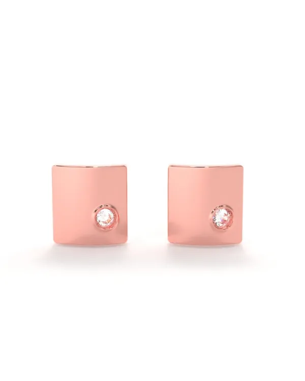Rose_Gold_Silver_Curved_Diamond_Studs_For_Men