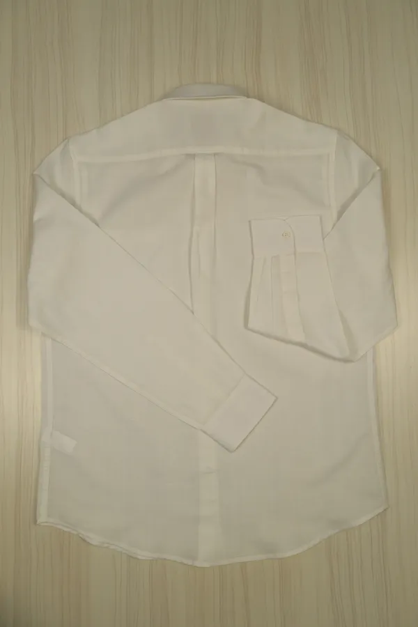 White_Cotton_Linen_Long_Sleeve_Button-Down_Shirt_For_Men