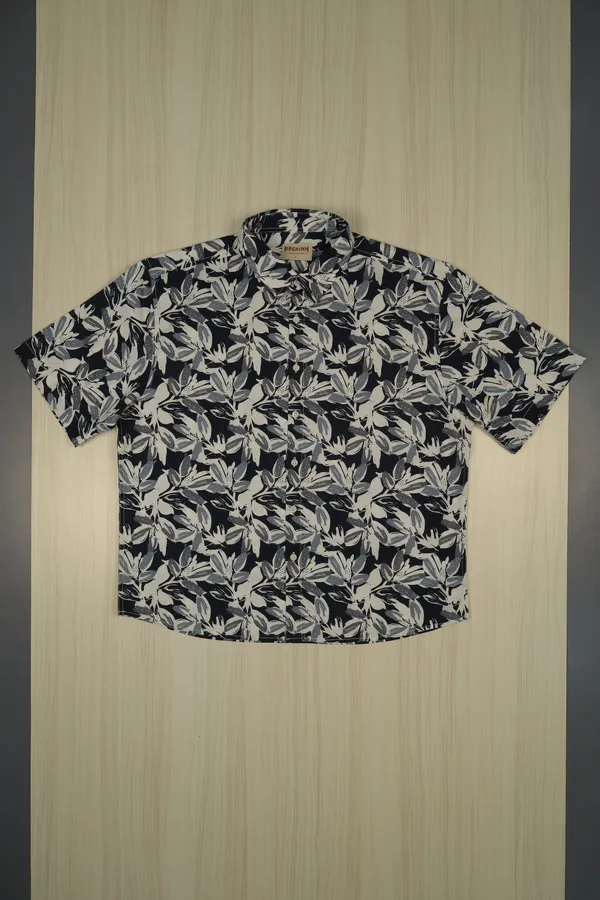 Black_Cotton_Casual_Floral_Print_Shirt_For_Men