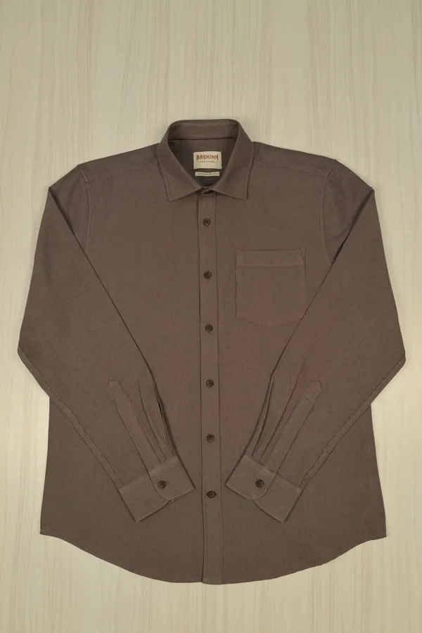 Brown_Cotton_Regular_Fit_Striped_Shirt_For_Men