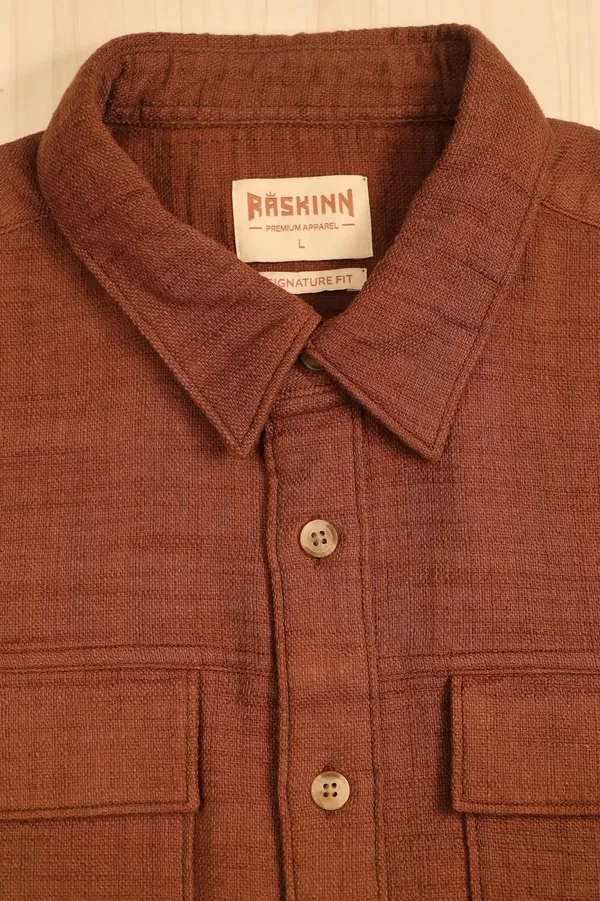 Brown_Cotton_Regular_Fit_Textured_Shacket_For_Men
