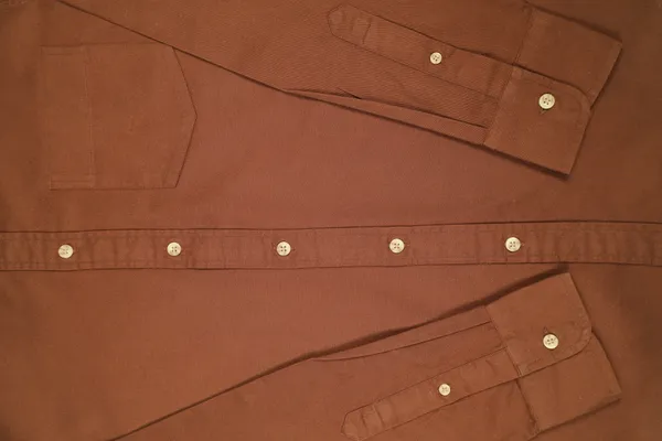 Brown_Cotton_Full_Sleeve_Button-Down_Shirt_For_Men