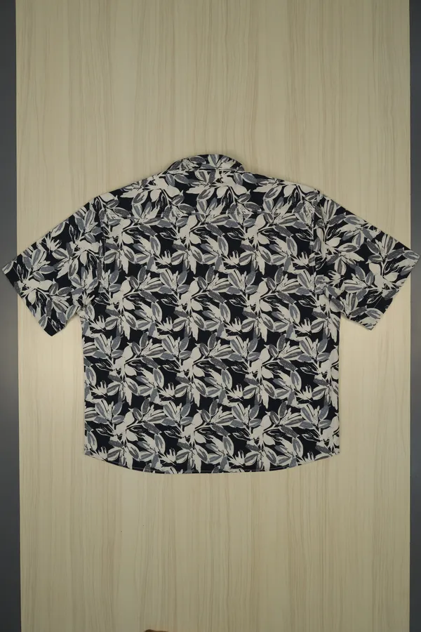 Black_Cotton_Casual_Floral_Print_Shirt_For_Men
