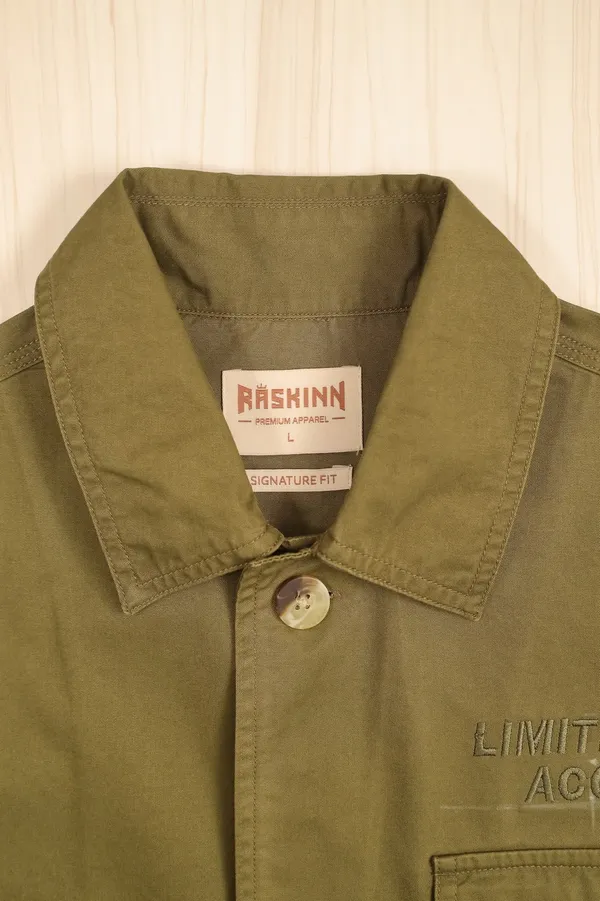 Olive_Green_Cotton_Signature_Fit_Utility_Shacket_For_Men