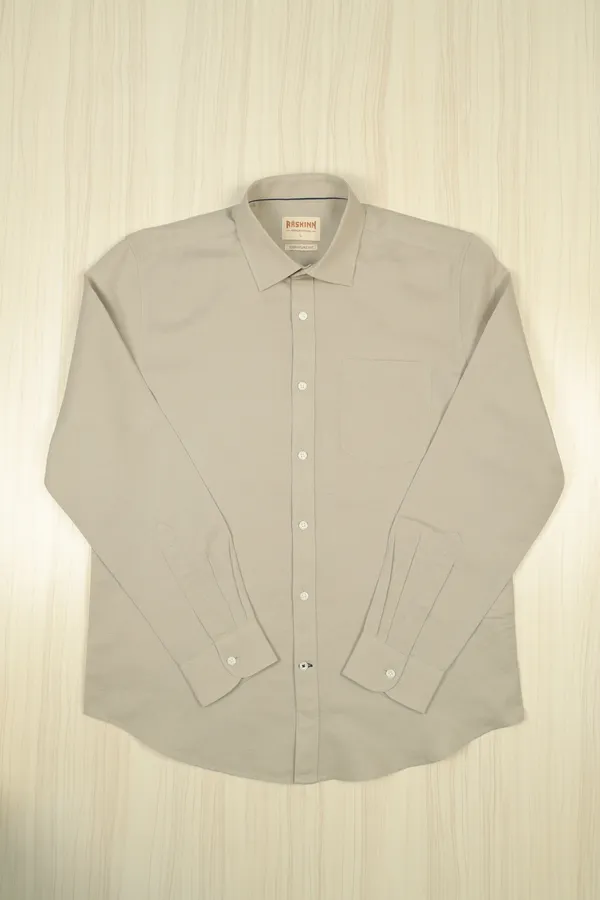 Beige_Cotton_Linen_Full_Sleeve_Button-Down_Shirt_For_Men