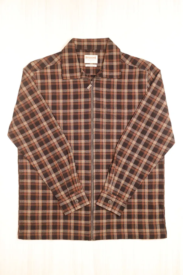 Brown_Cotton_Regular_Fit_Checked_Zip_Shacket_For_Men