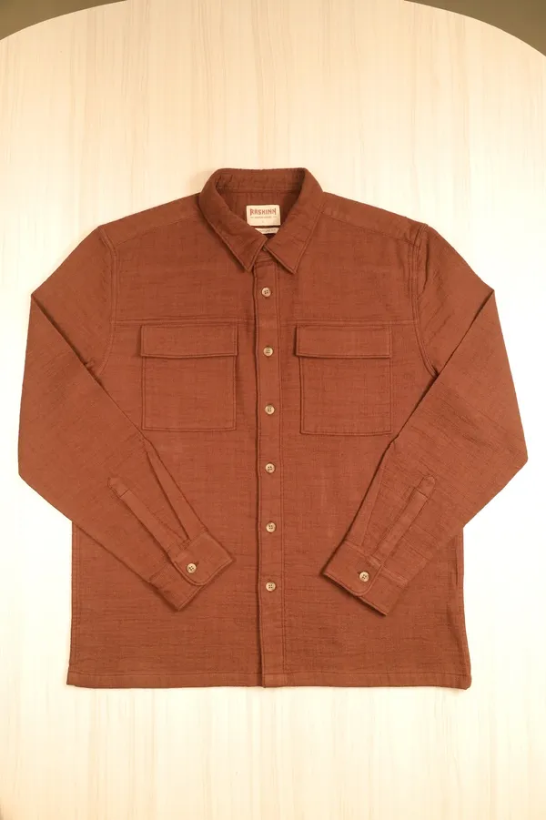 Brown_Cotton_Regular_Fit_Textured_Shacket_For_Men