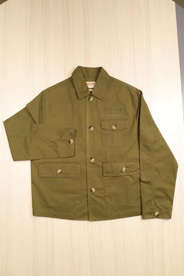 Olive_Green_Cotton_Signature_Fit_Utility_Shacket_For_Men