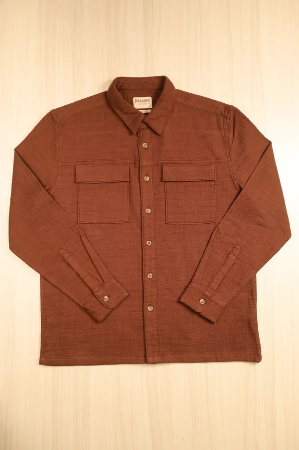 Brown_Cotton_Regular_Fit_Textured_Shacket_For_Men