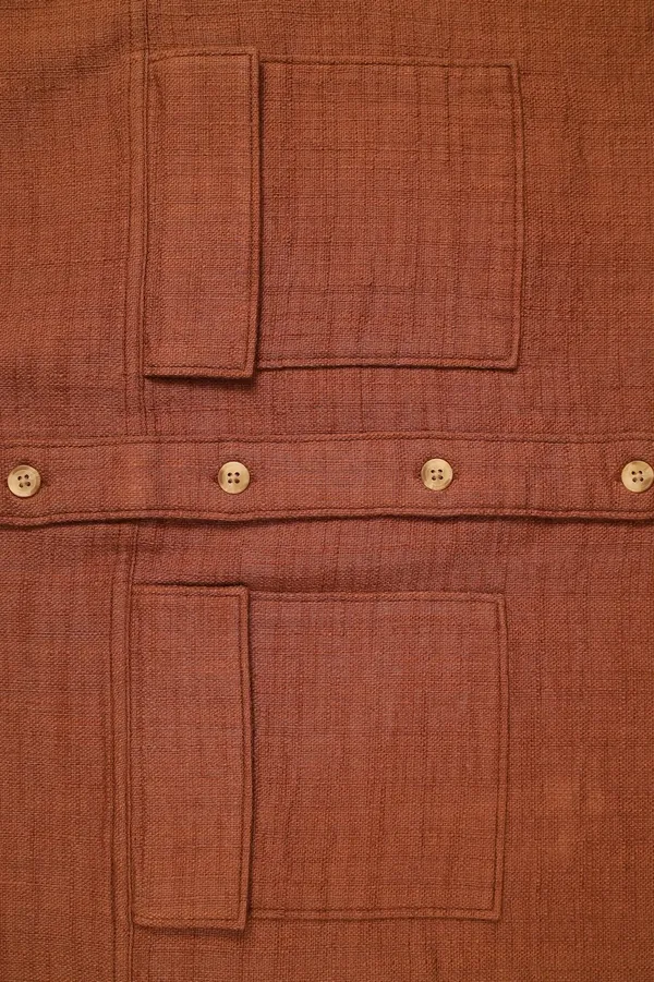 Brown_Cotton_Regular_Fit_Textured_Shacket_For_Men