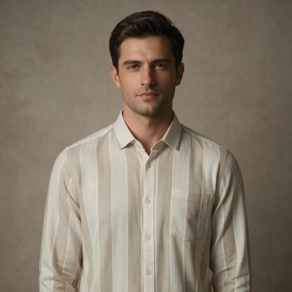 Cream_Linen_Viscose_Full_Sleeve_Striped_Shirt_For_Men