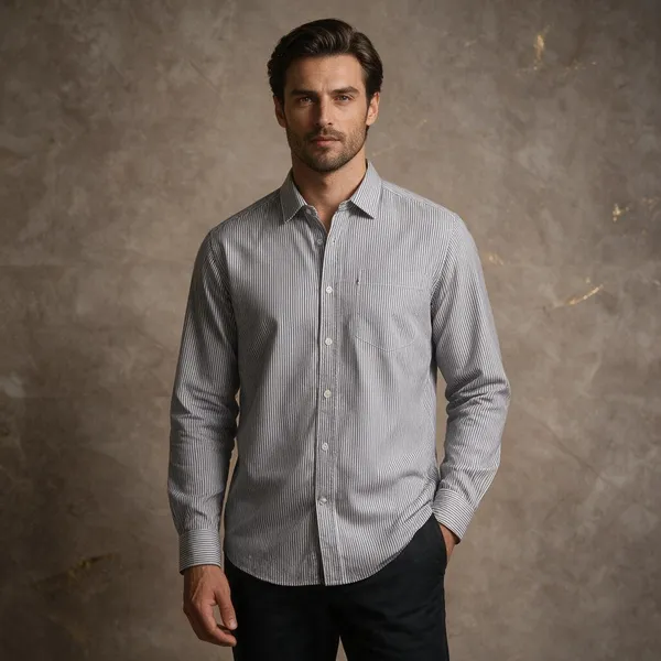 Blue_Cotton_Signature_Fit_Striped_Shirt_For_Men