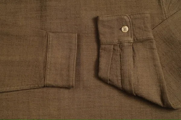 Brown_Cotton_Textured_Utility_Shacket_For_Men