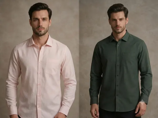 Olive_Cotton_Signature_Fit_Textured_And_Pink_Cotton_Linen_Casual_Full_Sleeve_Shirt_For_Men_Pack_Of_2