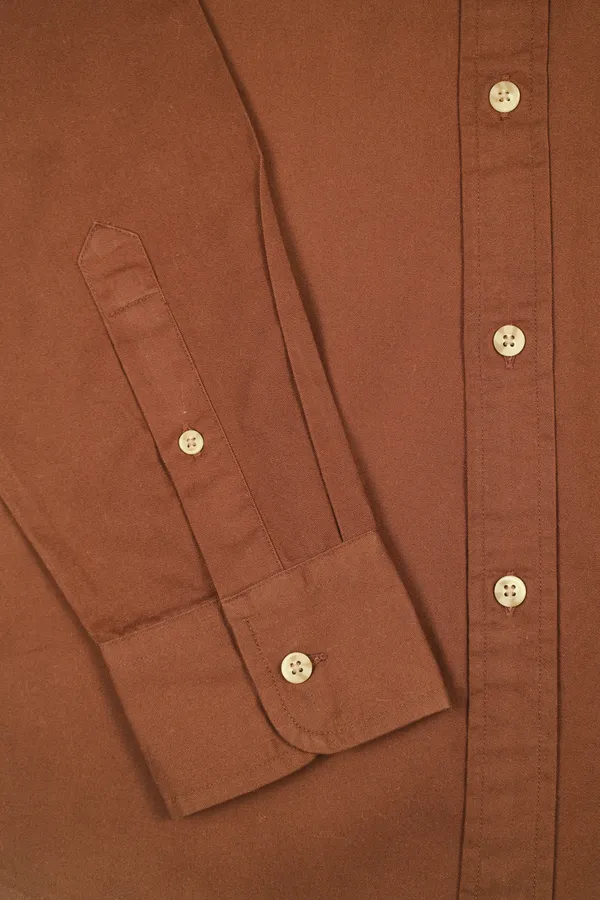 Brown_Cotton_Full_Sleeve_Button-Down_Shirt_For_Men