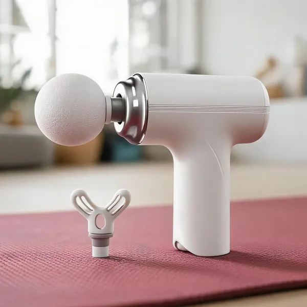 Quxis_White_Portable_Massage_Gun_With_4_Massage_Heads