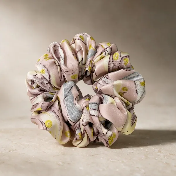 Pink_Georgette_Scrunchies_For_Women__Pack_Of_2