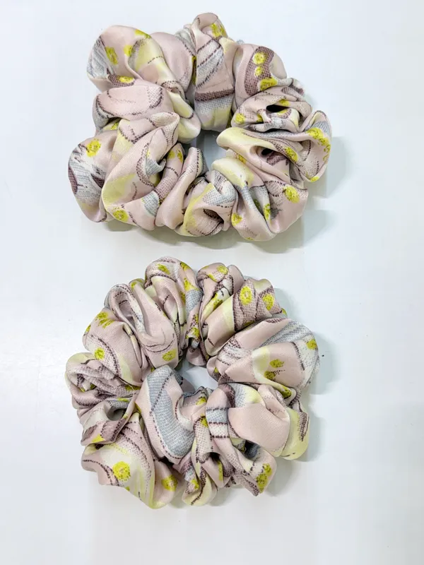 Pink_Georgette_Scrunchies_For_Women__Pack_Of_2