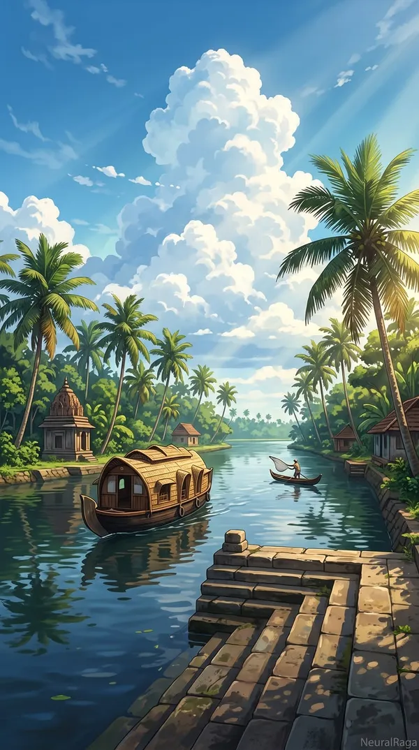 Kerala_Backwater_Bliss_Mdf_Board