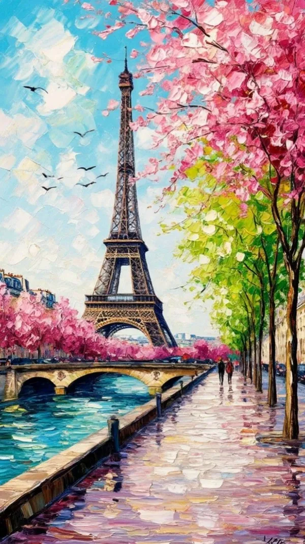 Paris_In_Spring_Bloom_Canvas_Roll