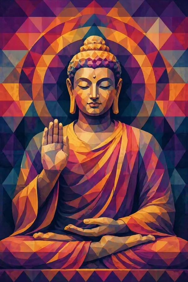 Geometric_Buddha_Harmony_Canvas_Roll