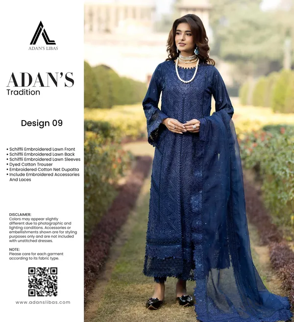 Navy_Blue_Lawn_Embroidered_Unstitched_Suit_Set_For_Women