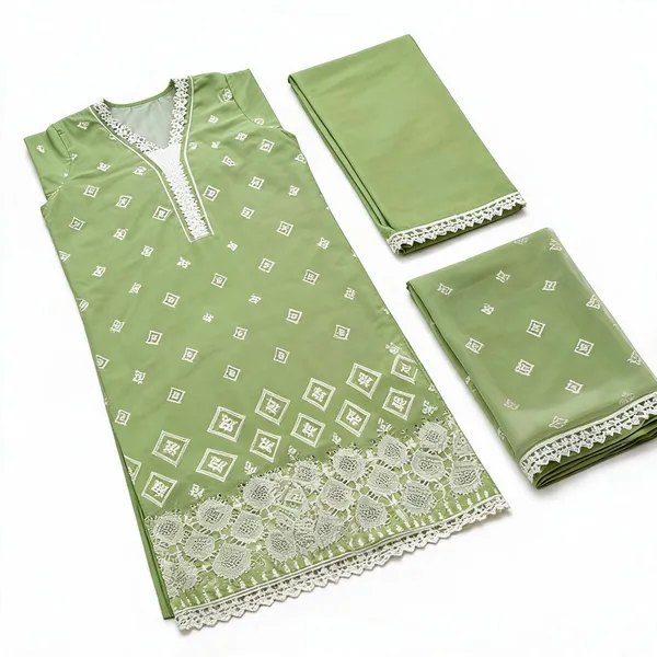 Addee_-03356_Apple_Green_Lawn_Embroidered_3-Piece_Suit_Set_For_Women