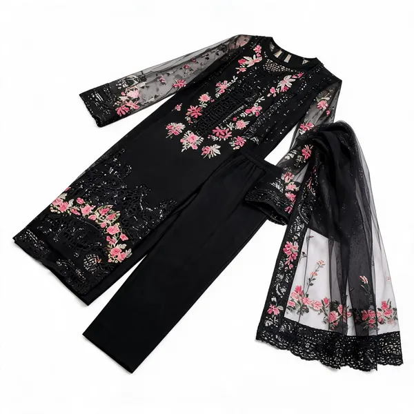 Ajr-Ivy_Black_Organza_Embroidered_Suit_Set_For_Women