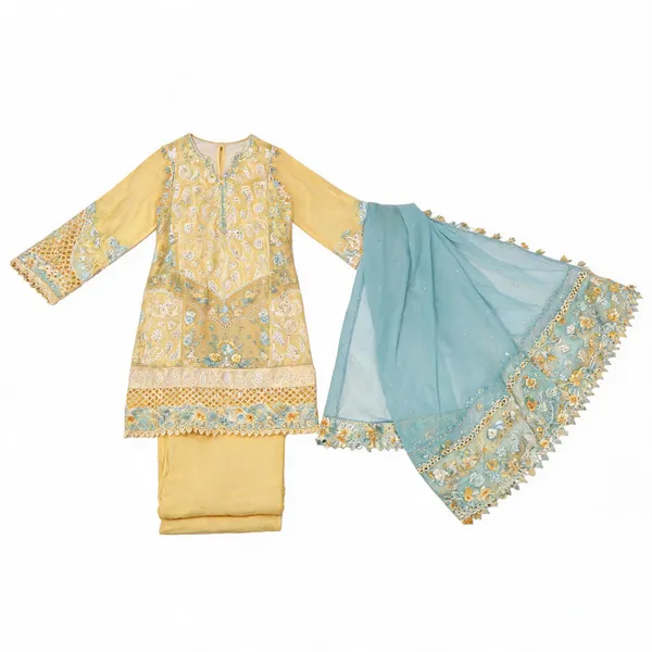 Yellow_Lawn_Embroidered_Three_Piece_Suit_For_Women