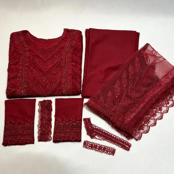 Maroon_Lawn_Embroidered_Suit_Set_For_Women