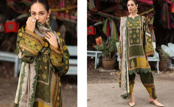 Olive_Green_Printed_Straight_Kurta_Set_for_Women