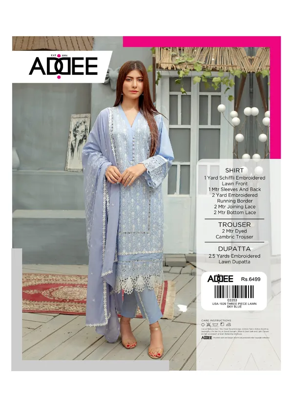 Blue_Embroidered_Lawn_Unstitched_Suit_Set_For_Women