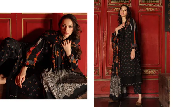 Black_Printed_Straight_Kurta_Set_For_Women