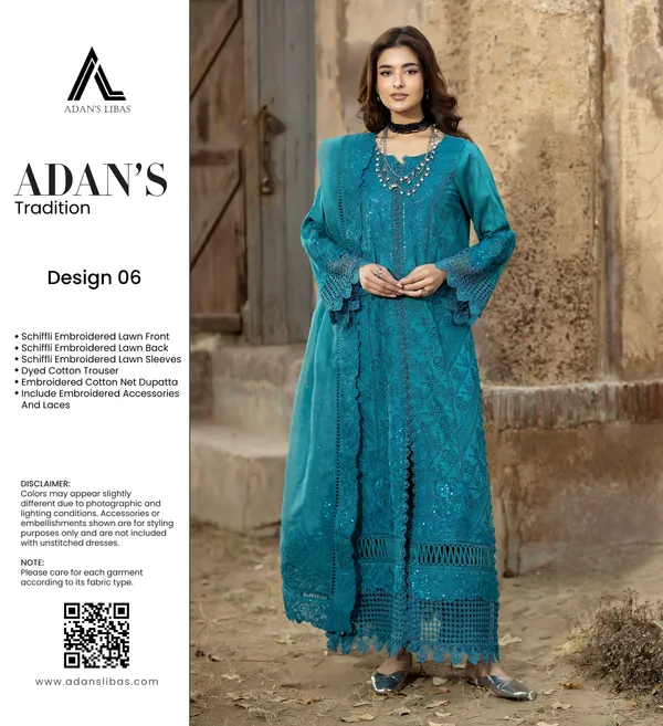 Teal_Lawn_Embroidered_3-Piece_Suit_Set_for_Women