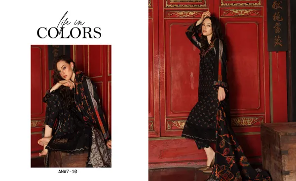 Black_Printed_Straight_Kurta_Set_For_Women