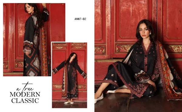 Black_Printed_Ethnic_Kurta_Set_For_Women